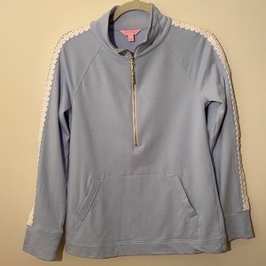 Lilly Pulitzer Skipper Popover Crew Blue Size S